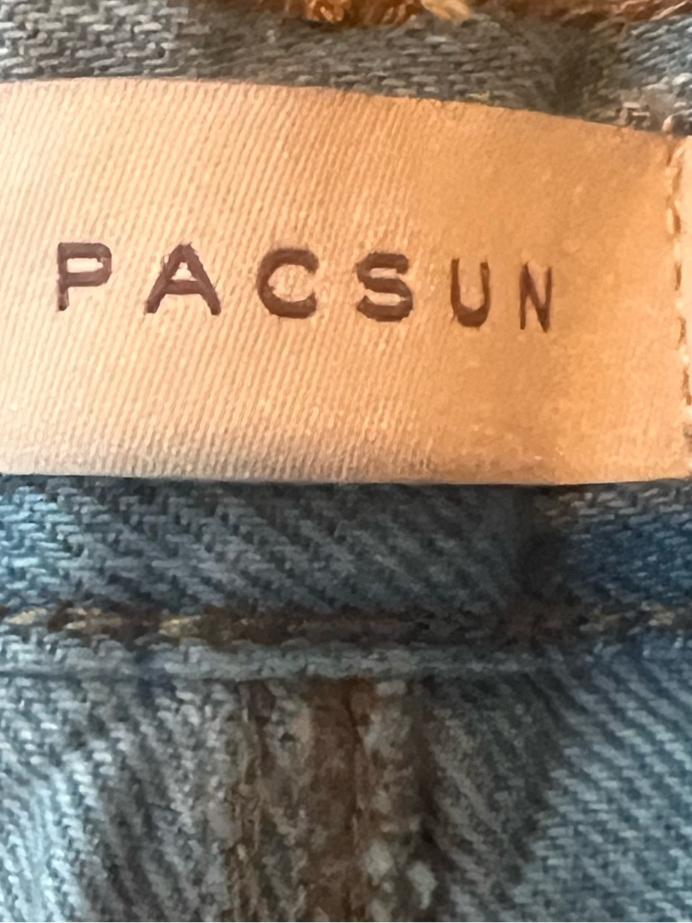 PacSun Light Wash Distressed Denim Jean Shorts - Picture 3 of 4
